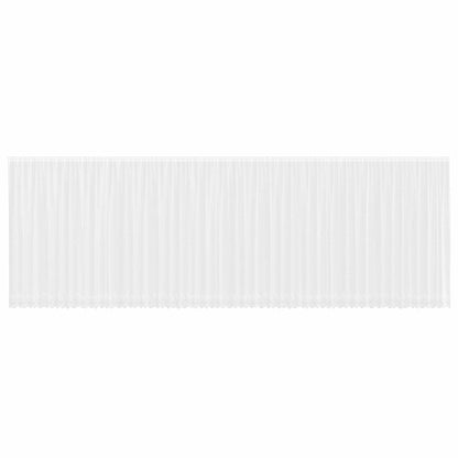 Tenda in Pizzo con tende Bianco 245 x 1200 cm Poliestere | homemem39