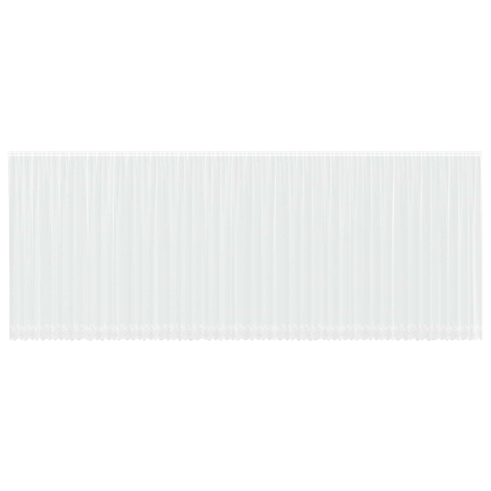 Tenda in Pizzo con tende Bianco 1200 x 280 cm Poliestere | homemem39