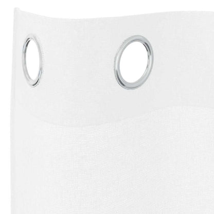 Tenda in Velo con tende 2 pcs Bianco 175 x 140 cm Poliestere | homemem39