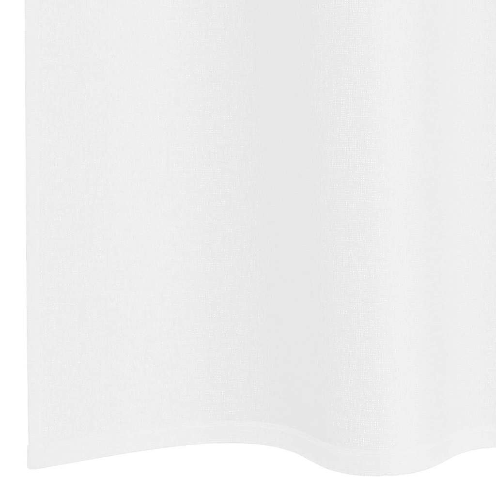 Tenda in Velo con tende 2 pcs Bianco 225 x 140 cm Poliestere | homemem39