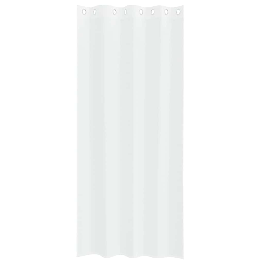 Tenda in Velo con tende 2 pcs Bianco 225 x 140 cm Poliestere | homemem39