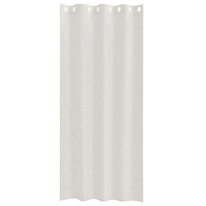 Tenda in Velo con tende 2 pcs Crema 260 x 140 cm Poliestere | homemem39