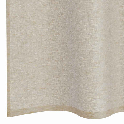 Tenda in Velo con tende 2 pcs Sabbia 175 x 140 cm Poliestere | homemem39