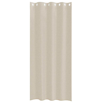 Tenda in Velo con tende 2 pcs Sabbia 260 x 140 cm Poliestere | homemem39
