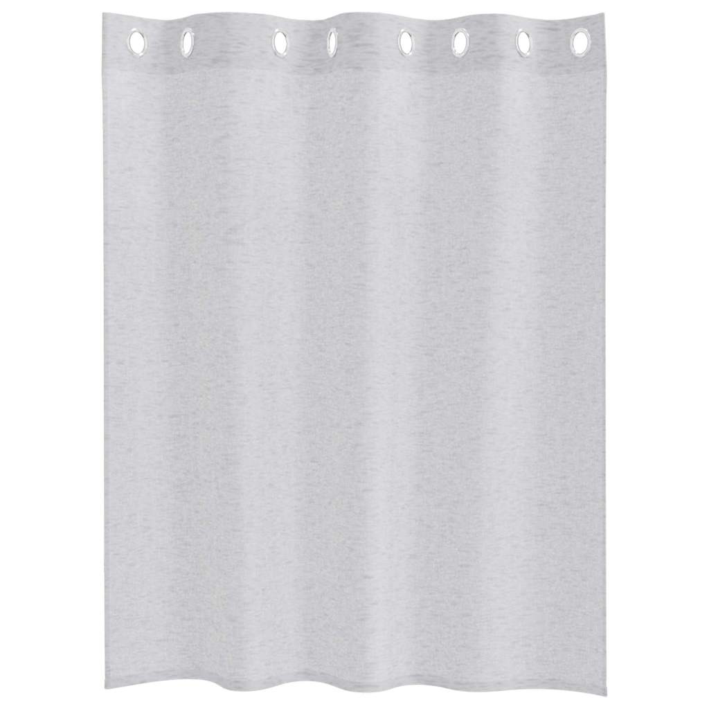 Tenda in Velo 2 pcs Grigio chiaro 140 x 140 cm Poliestere | homemem39