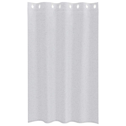 Tenda in Velo 2 pcs Grigio chiaro 175 x 140 cm Poliestere | homemem39