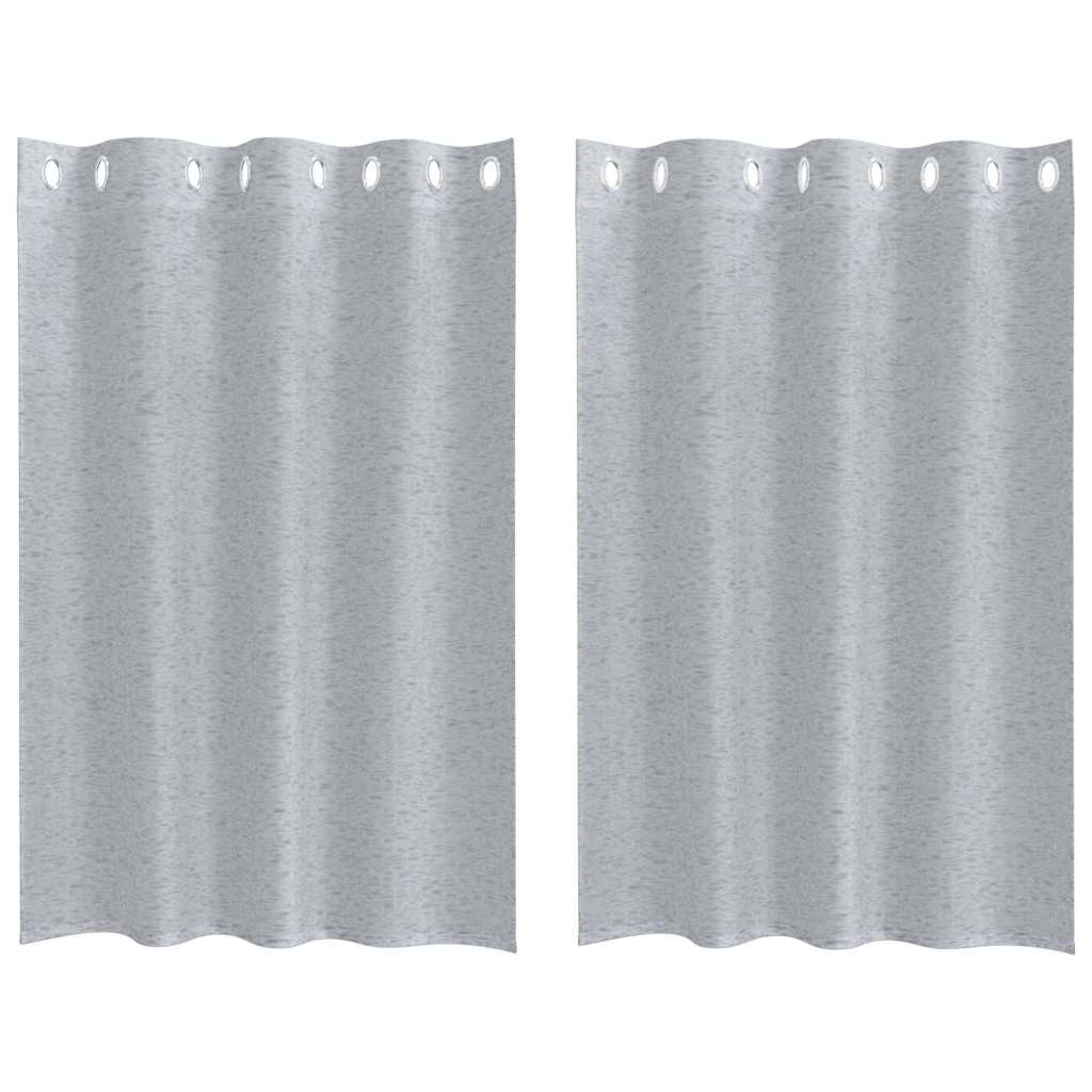 Tenda in Velo 2 pcs Grigio scuro 140 x 140 cm Poliestere | homemem39