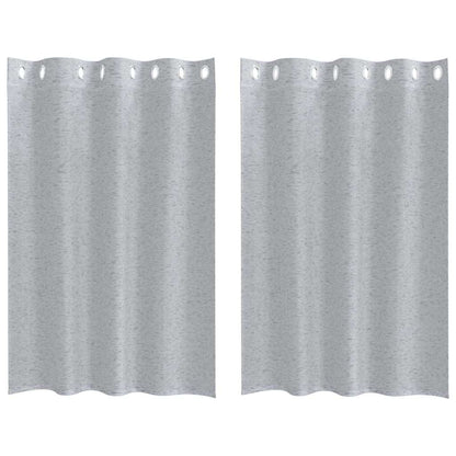 Tenda in Velo 2 pcs Grigio scuro 140 x 140 cm Poliestere | homemem39