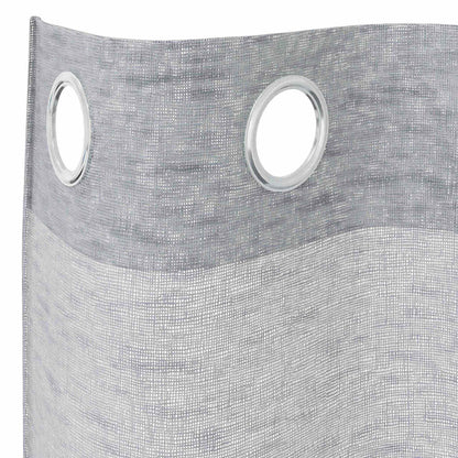 Tenda in Velo 2 pcs Grigio scuro 175 x 140 cm Poliestere | homemem39