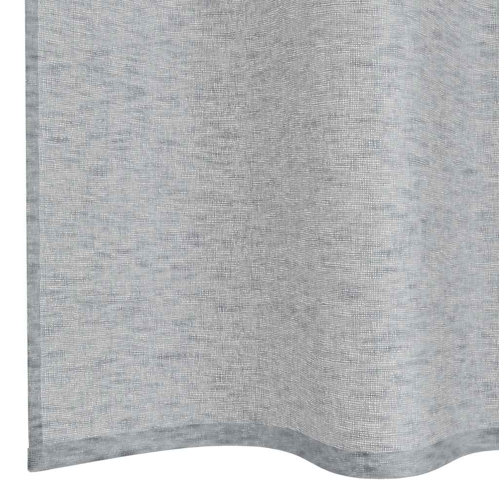 Tenda in Velo 2 pcs Grigio scuro 225 x 140 cm Poliestere | homemem39