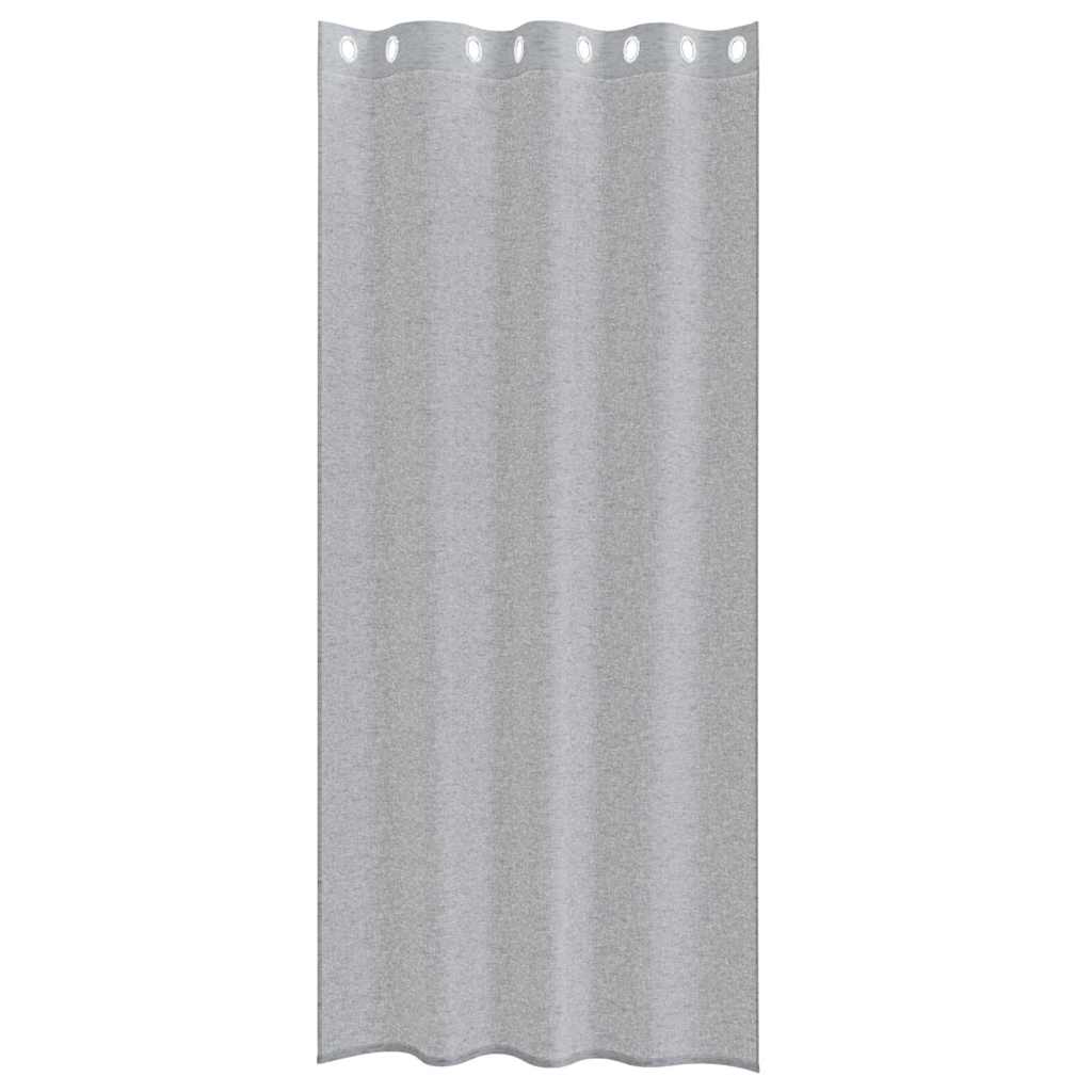 Tenda in Velo con tende 2 pcs Grigio scuro 140x260cm Poliestere