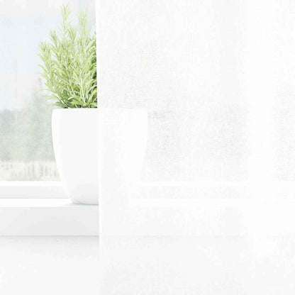 Tenda in Velo con tende 2 pcs Bianco 225 x 140 cm Poliestere | homemem39
