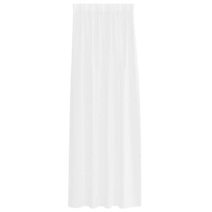 Tenda in Velo con tende 2 pcs Bianco 225 x 140 cm Poliestere | homemem39