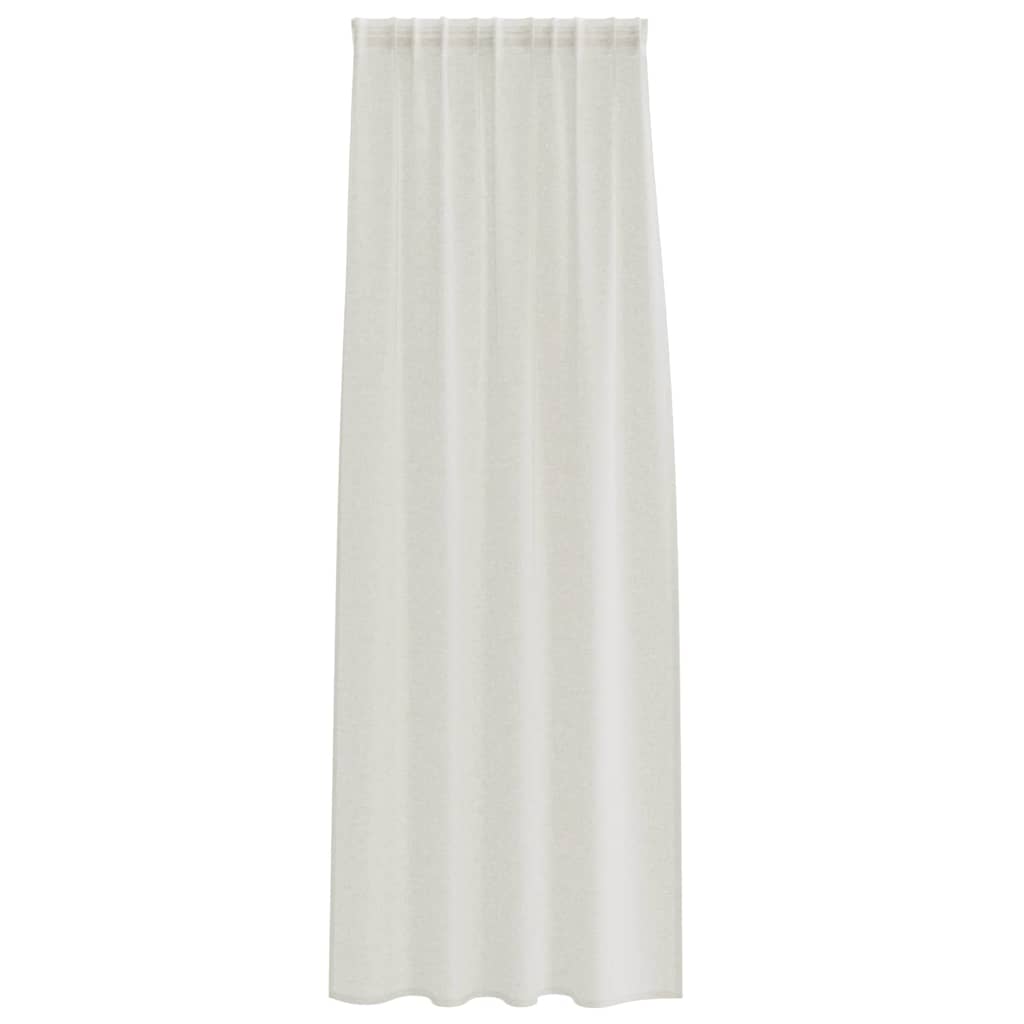 Tenda in Velo con tende 2 pcs Crema 225 x 140 cm Poliestere | homemem39