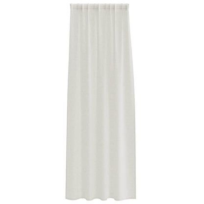 Tenda in Velo con tende 2 pcs Crema 245 x 140 cm Poliestere | homemem39