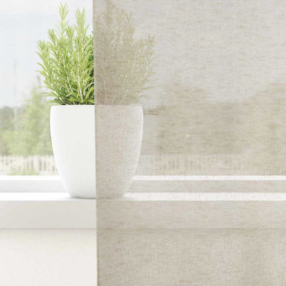 Tenda in Velo con tende 2 pcs Sabbia 140 x 140 cm Poliestere