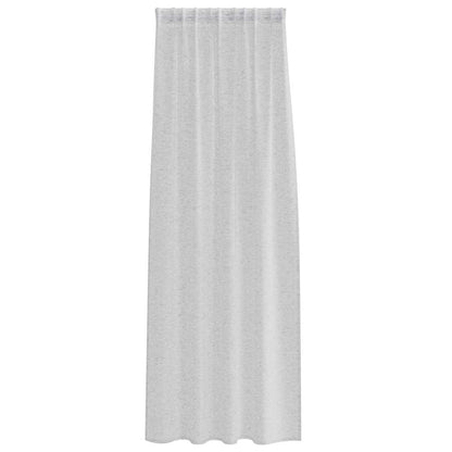 Tenda in Velo 2 pcs Grigio chiaro 245 x 140 cm Poliestere | homemem39