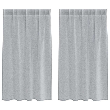 Tenda in Velo 2 pcs Grigio scuro 140 x 140 cm Poliestere | homemem39