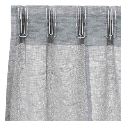 Tenda in Velo 2 pcs Grigio scuro 175 x 140 cm Poliestere | homemem39