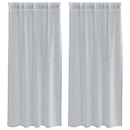 Tenda in Velo 2 pcs Grigio scuro 175 x 140 cm Poliestere | homemem39