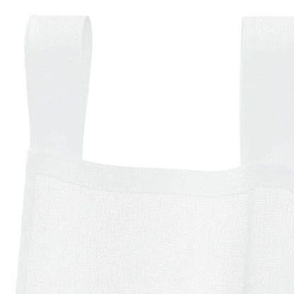 Tenda in Velo con tende 2 pcs Bianco 245 x 140 cm Poliestere | homemem39