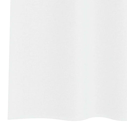 Tenda in Velo con tende 2 pcs Bianco 260 x 140 cm Poliestere | homemem39