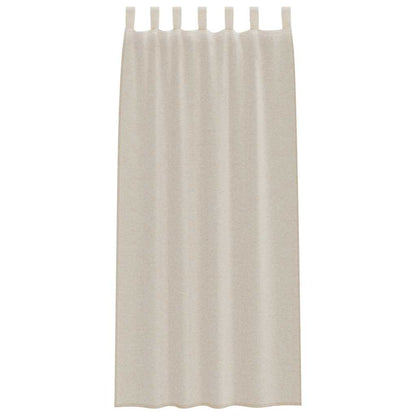 Tenda in Velo con tende 2 pcs Sabbia 245 x 140 cm Poliestere | homemem39