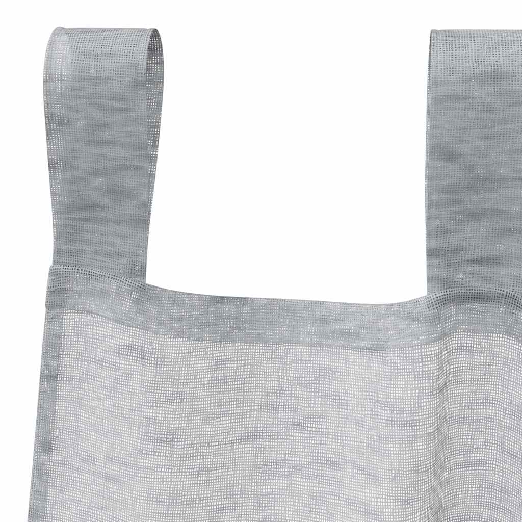 Tenda in Velo 2 pcs Grigio scuro 225 x 140 cm Poliestere | homemem39