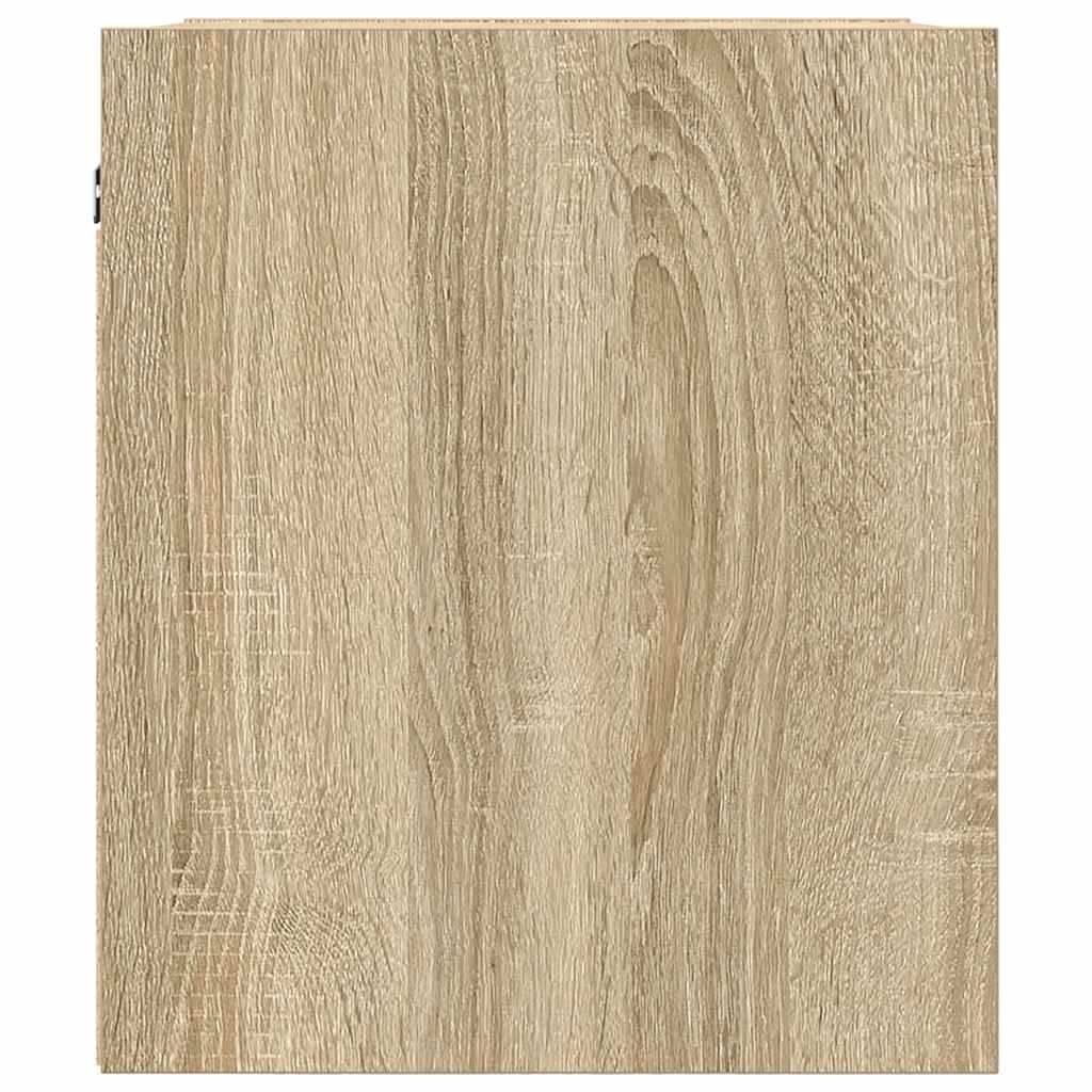 Comodini a Muro 2 pz Rovere Sonoma 38x34x40 cm - homemem39
