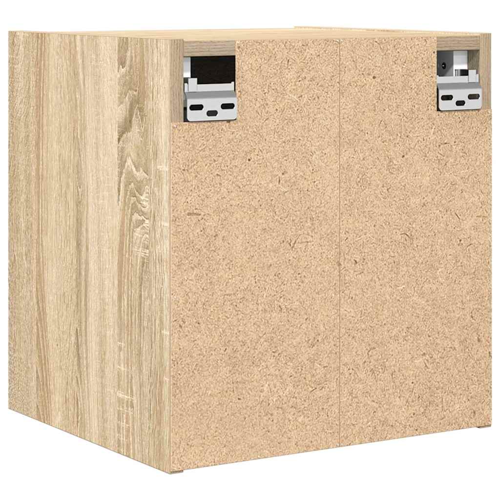 Comodini a Muro 2 pz Rovere Sonoma 38x34x40 cm - homemem39
