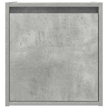 Comodino a Muro Grigio Cemento 38x34x40 cm - homemem39
