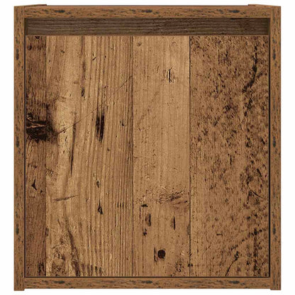 Comodino a Muro Legno Antico 38x34x40 cm - homemem39