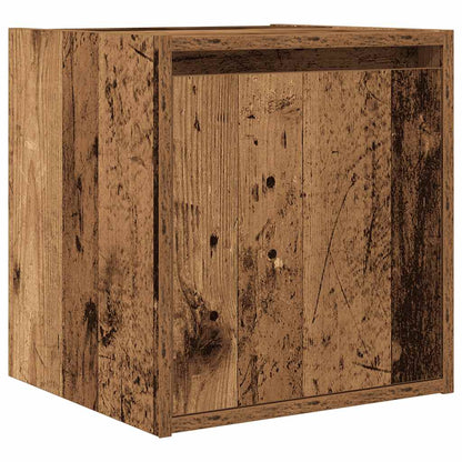 Comodini a Muro 2 pz Legno Antico 38x34x40 cm - homemem39