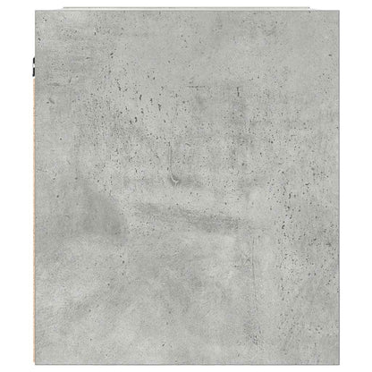 Comodini a Muro 2 pz Grigio Cemento 38x34x40 cm - homemem39