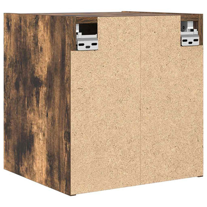 Comodino a Muro Rovere Fumo 38x34x40 cm - homemem39