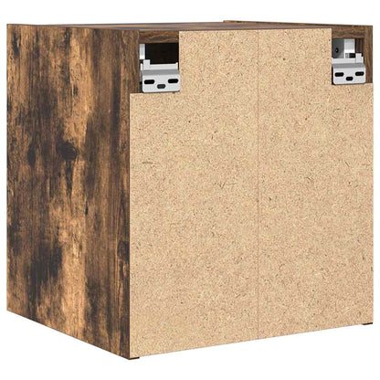 Comodini a Muro 2 pz Rovere Fumo 38x34x40 cm - homemem39
