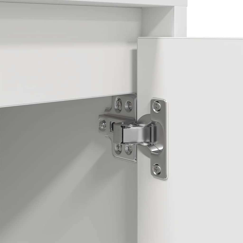 Comodino con Luci a LED Bianco 38x34x50 cm - homemem39