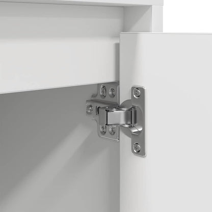 Comodino con Luci a LED Bianco 38x34x50 cm - homemem39