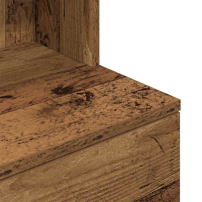 Comodino Legno Antico 39x35x125 cm in Legno Multistrato