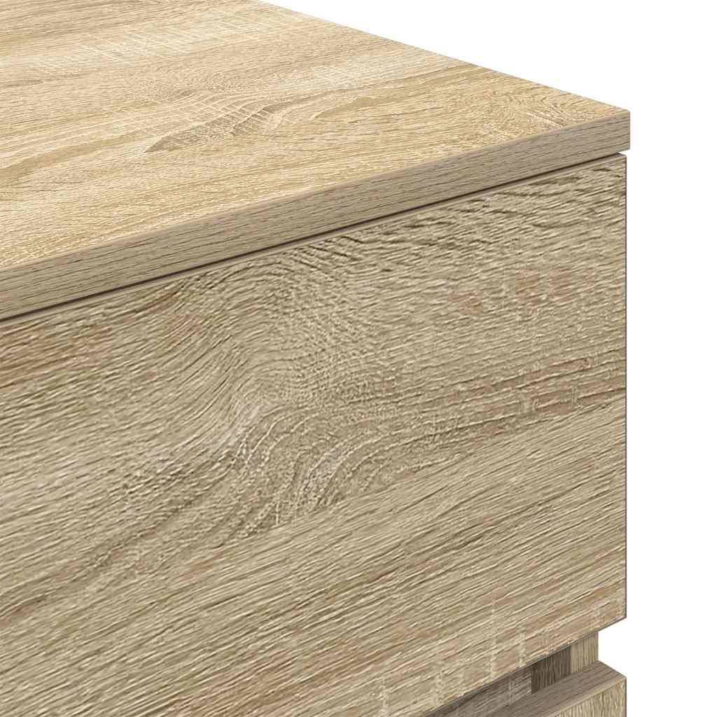 Comodini 2 pz Rovere Sonoma 39x35x65 cm in Legno Multistrato - homemem39