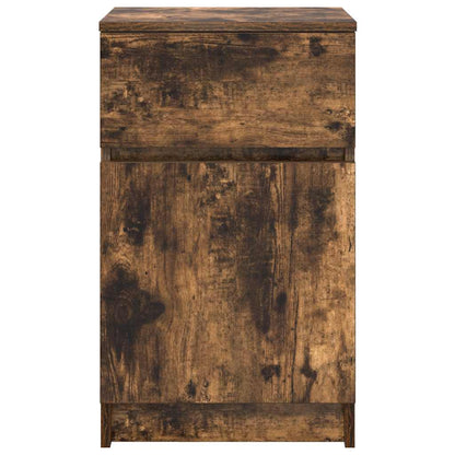 Comodini 2 pz Rovere Fumo 39x35x65 cm in Legno Multistrato - homemem39