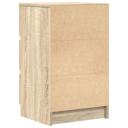 Comodini con 3 Cassetti 2 pz Rovere Sonoma 39x35x65 cm - homemem39