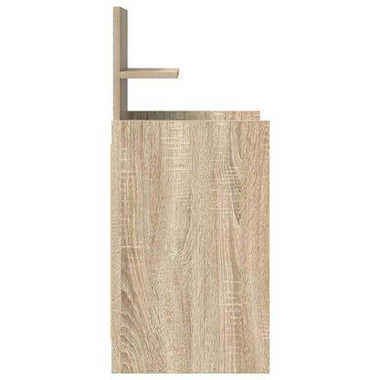 Comodino con 2 Cassetti Rovere Sonoma 38x34x80 cm