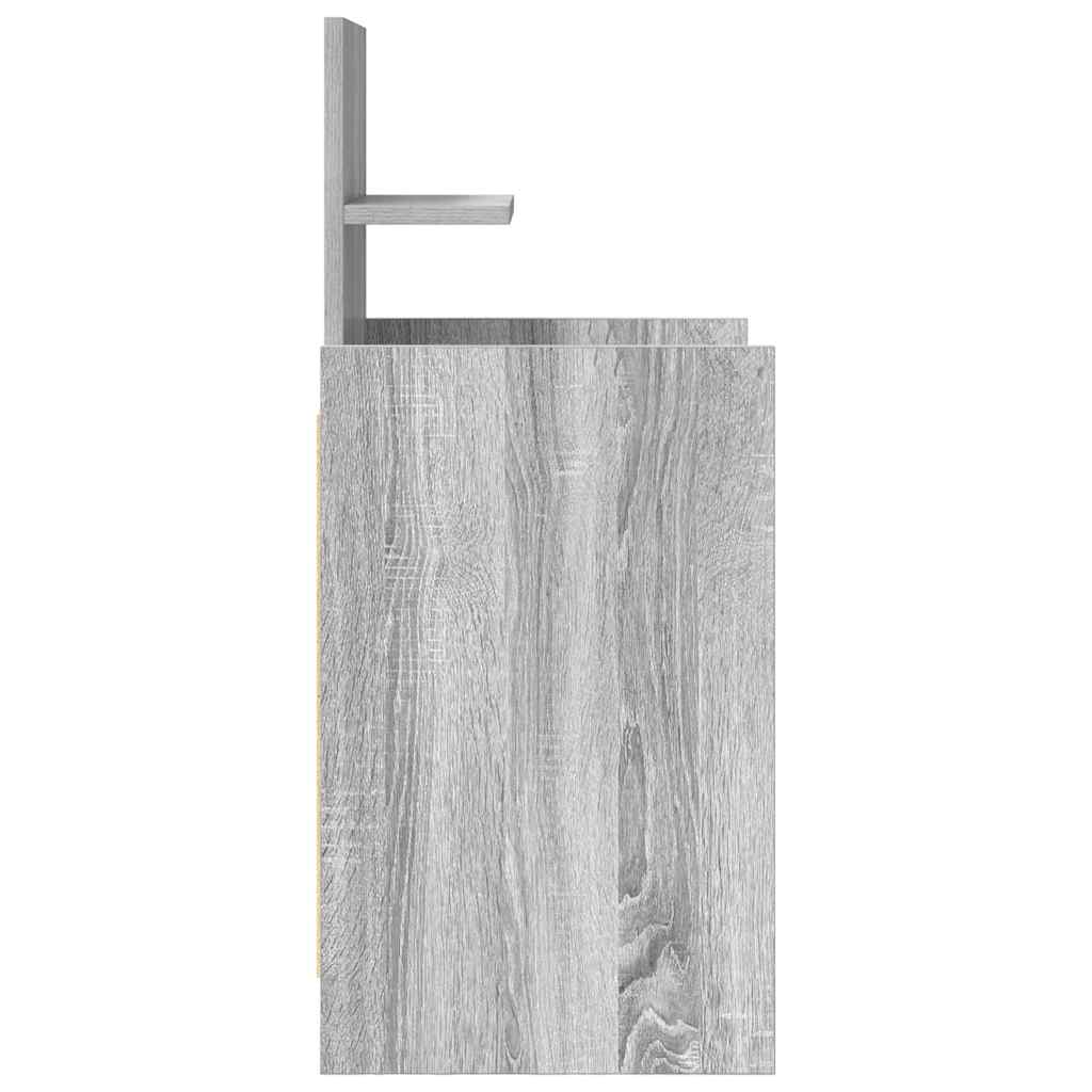 Comodini con 2 Cassetti 2 pz Grigio Sonoma 38x34x80 cm - homemem39