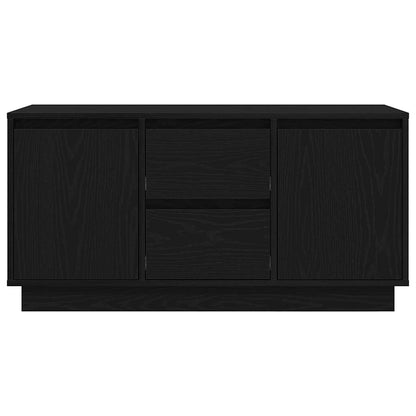 Mobile Porta TV con Luci LED Rovere Nero 100x41x50 cm - homemem39