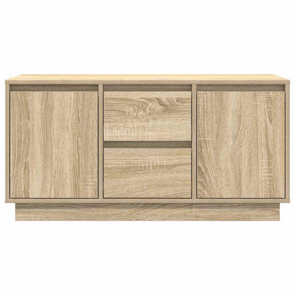 Mobile Porta TV con Luci LED Rovere Sonoma 100x41x50 cm