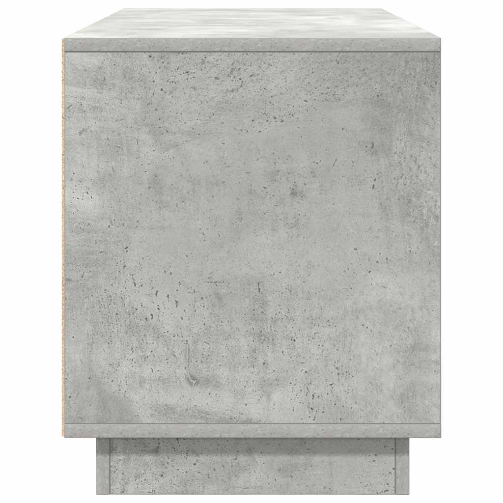 Mobile Porta TV con Luci LED Grigio Cemento 100x41x50 cm - homemem39