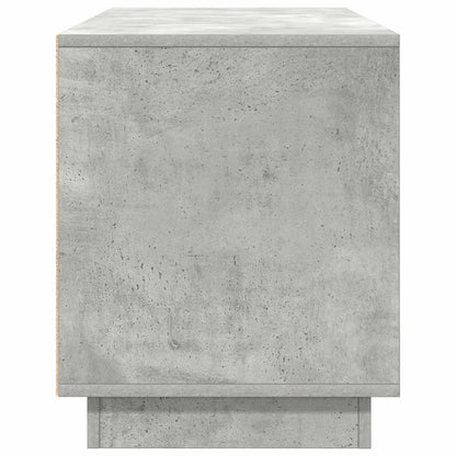 Mobile Porta TV con Luci LED Grigio Cemento 100x41x50 cm - homemem39