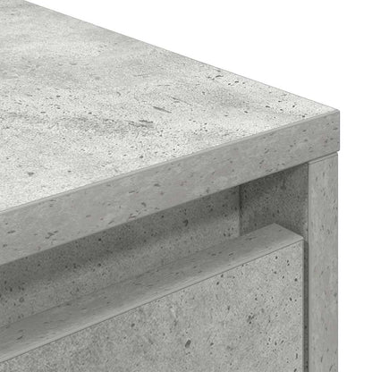 Mobile Porta TV con Luci LED Grigio Cemento 100x41x50 cm - homemem39