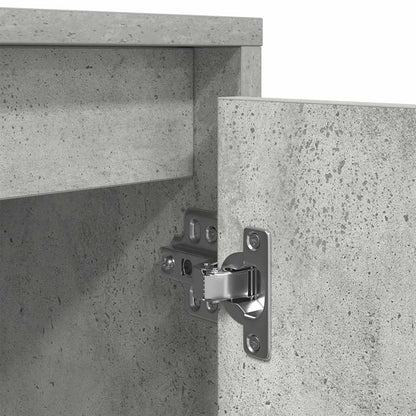 Mobile Porta TV con Luci LED Grigio Cemento 100x41x50 cm - homemem39